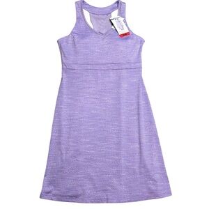 NWT Mondetta Light Purple Racerback Built in Bra Activewear Midi Dress M